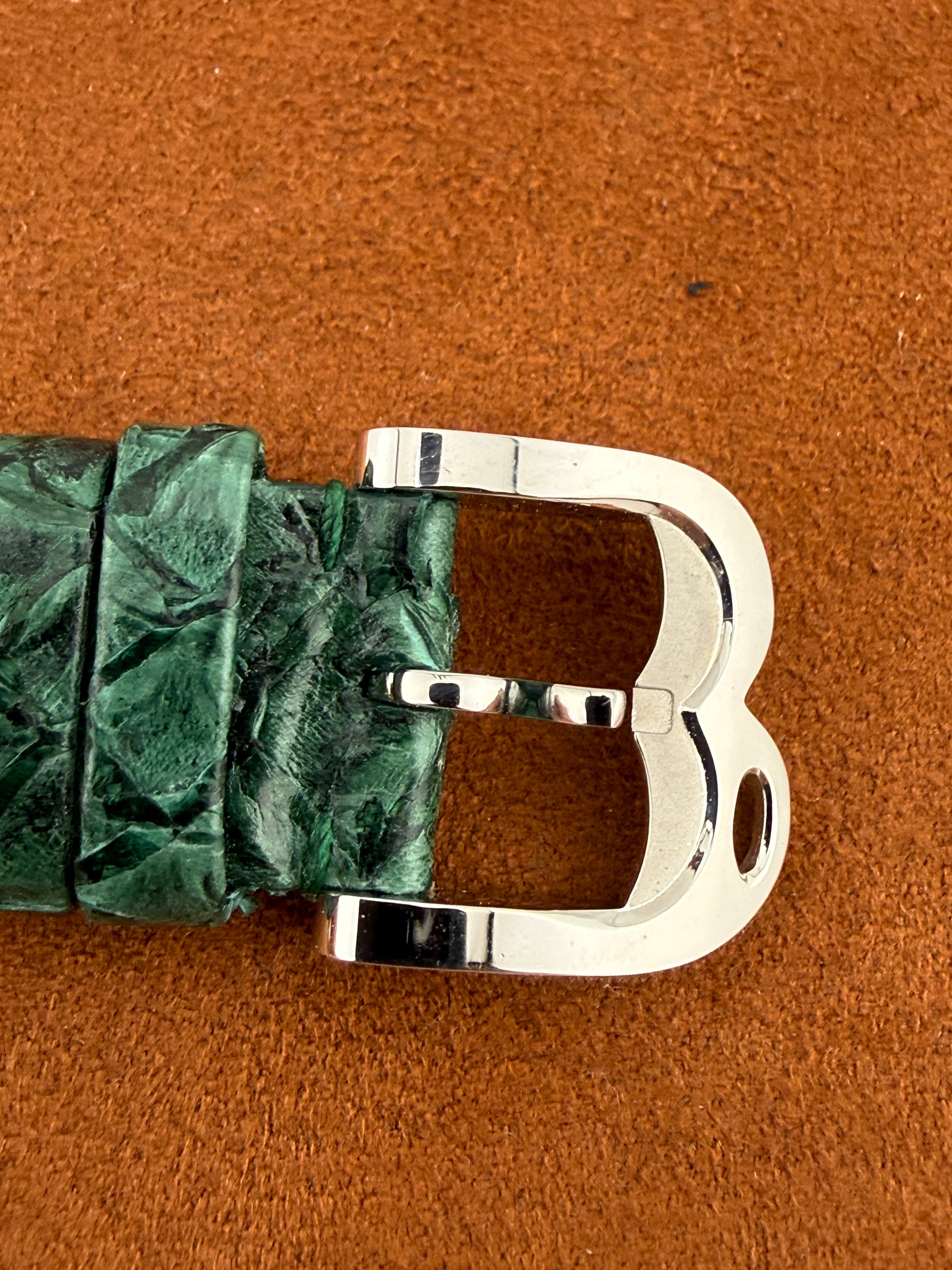 Ludovic Ballouard Platinum Upside down Racing green dial - Unique piece