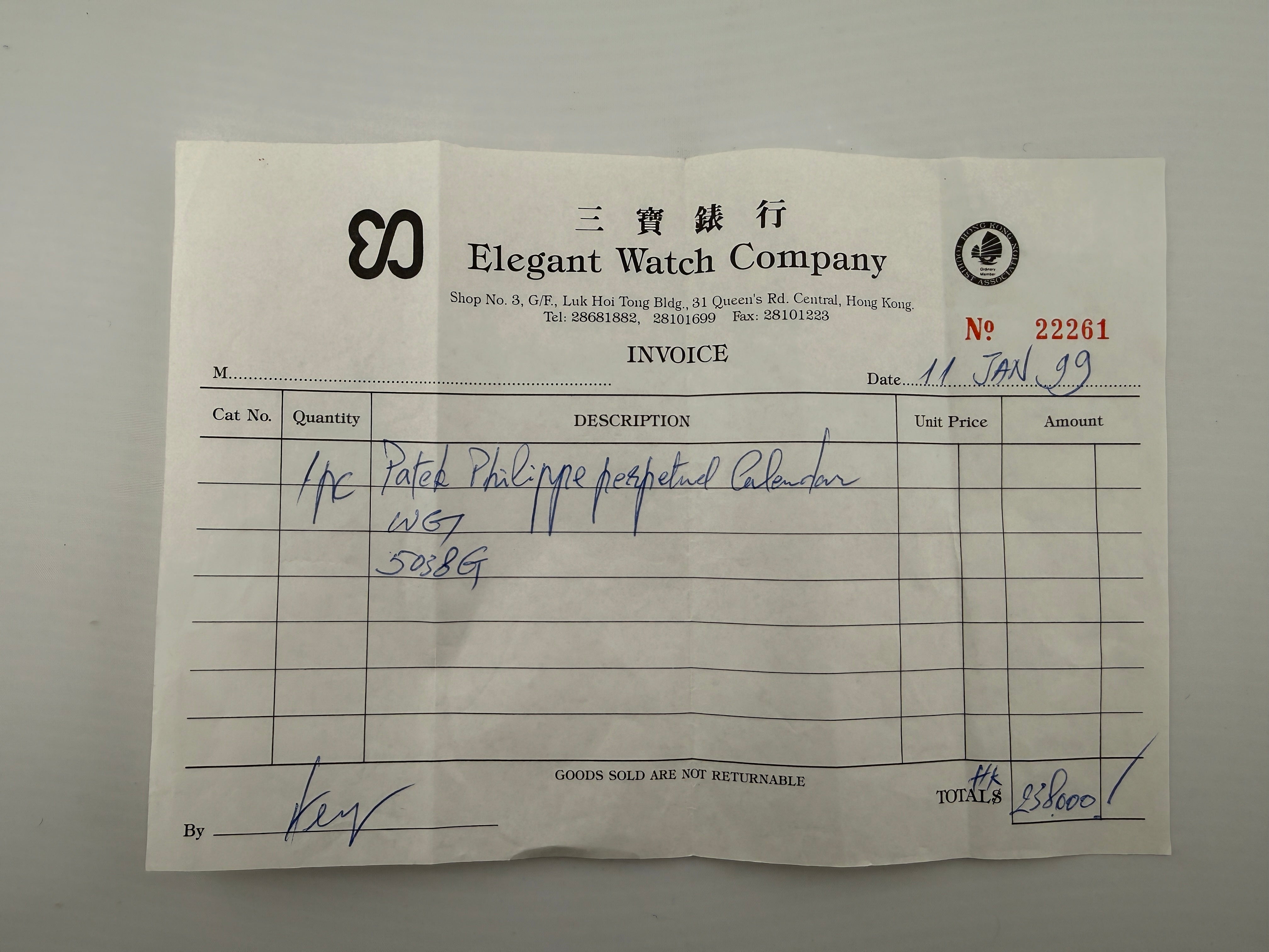 Patek Philippe Perpetual Calendar Ref. 5038G