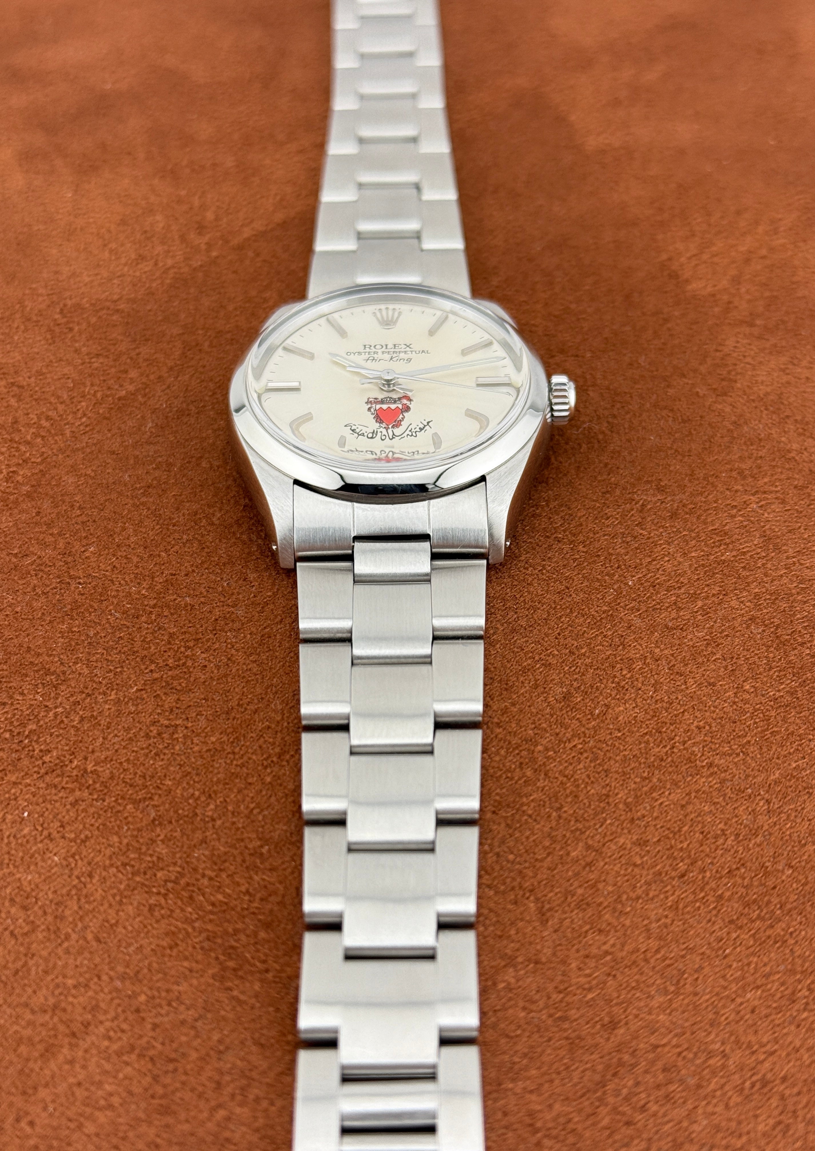 Rolex Air-King Reference 5500/1002 — Bahrain Royal Coat of Arms Dial
