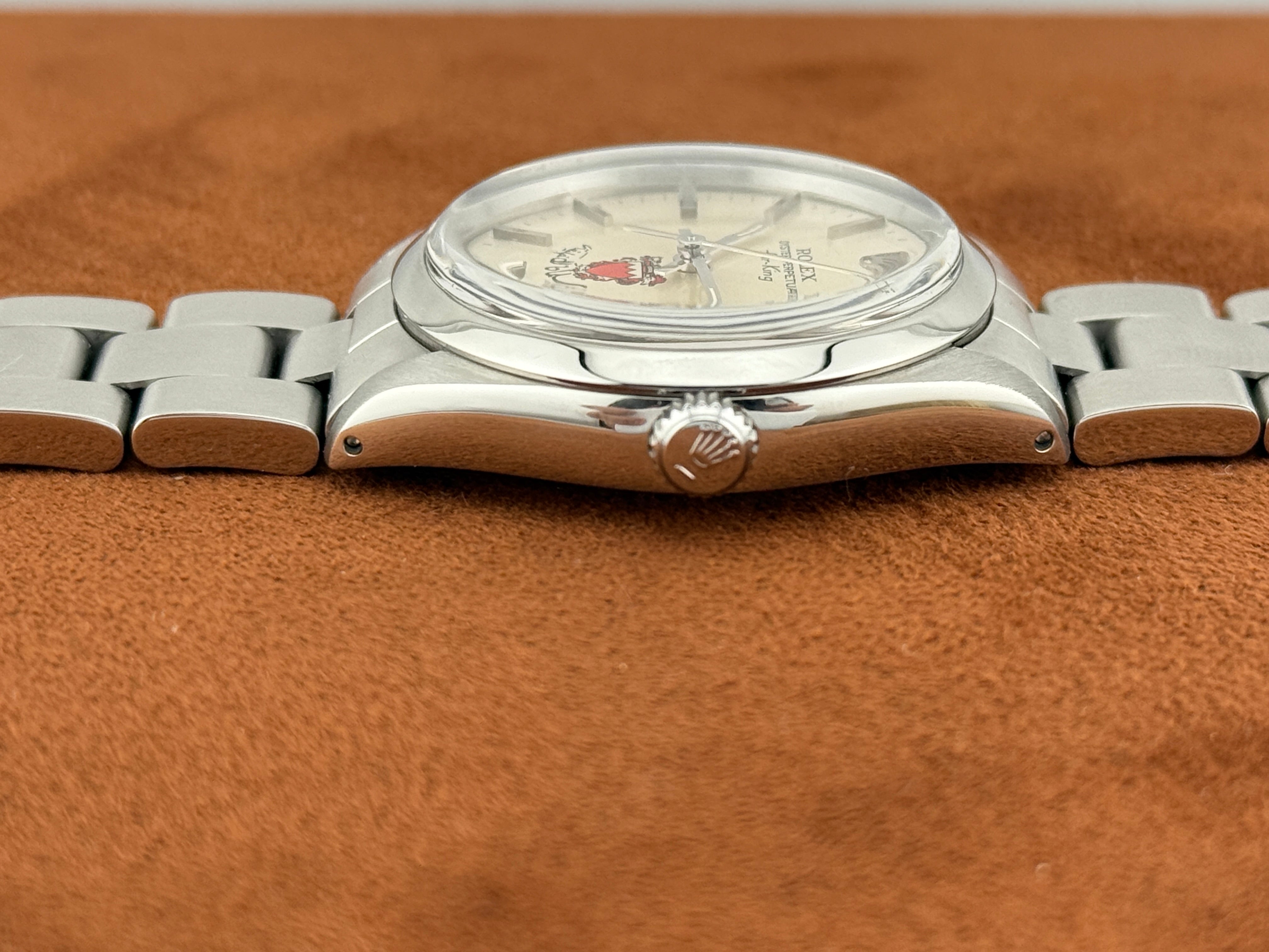 Rolex Air-King Reference 5500/1002 — Bahrain Royal Coat of Arms Dial