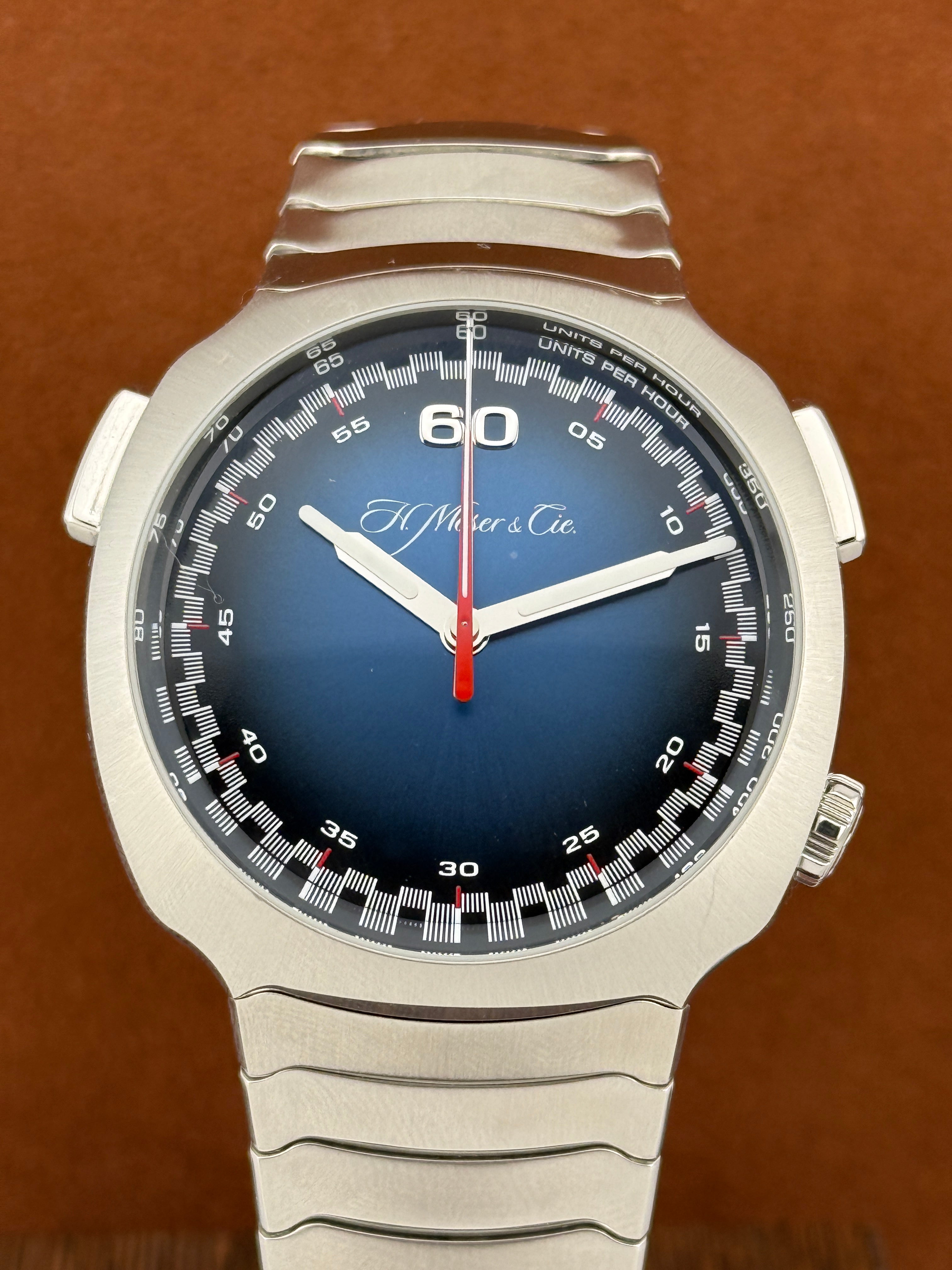 H. Moser & Cie. Streamliner Flyback Chronograph Blue