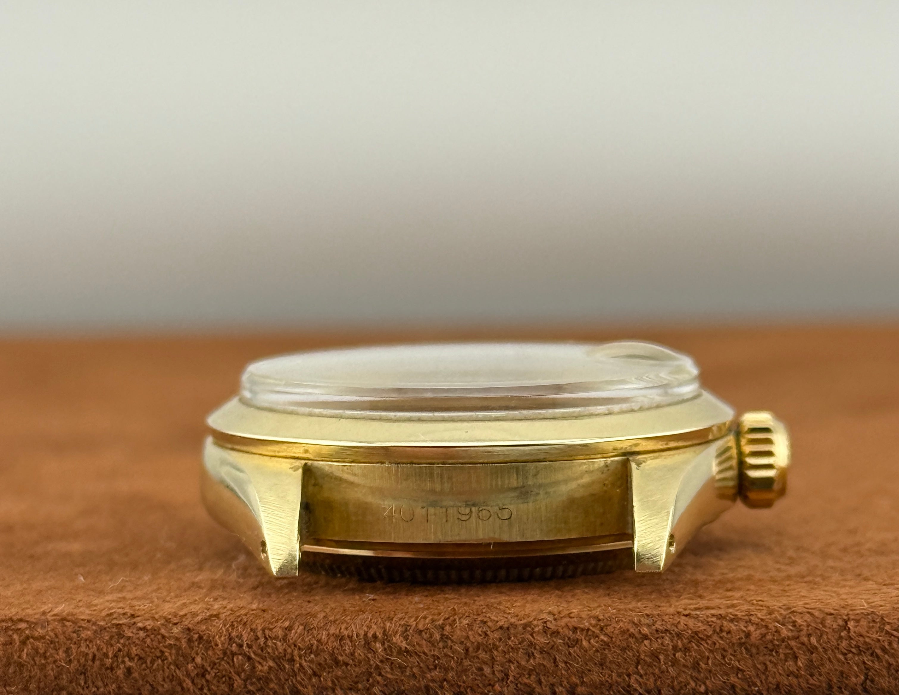 Rolex Datejust Ref. 6824 — 14K Yellow Gold, Cartier Double-Signed Dial